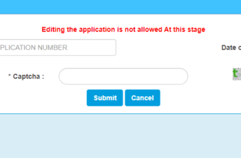 Editing the application is not allowed At this stage Error Fix In Sarathi | Edit Application After Fee Payment