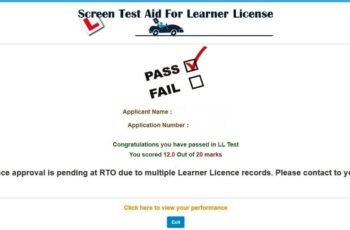 This Learner Licence approval is pending at RTO due to multiple Learner Licence records Issue Fix